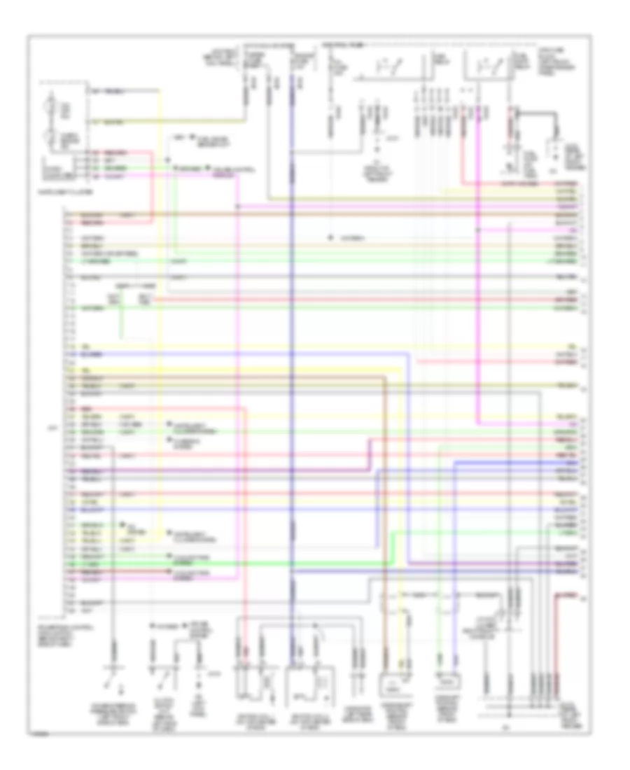 2 0L Engine Performance Wiring Diagrams Early Production 1 of 3 for Mazda Protege5 2002