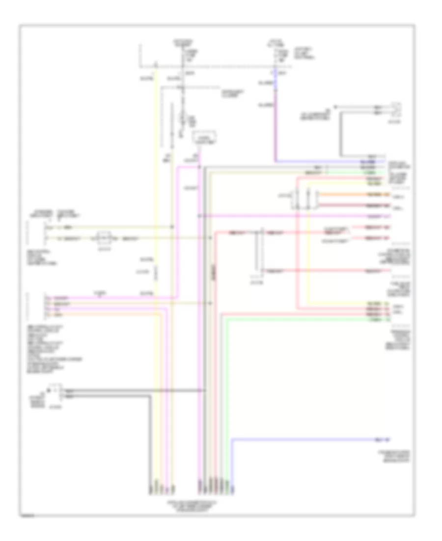 Computer Data Lines Wiring Diagram for Mazda MPV ES 2006