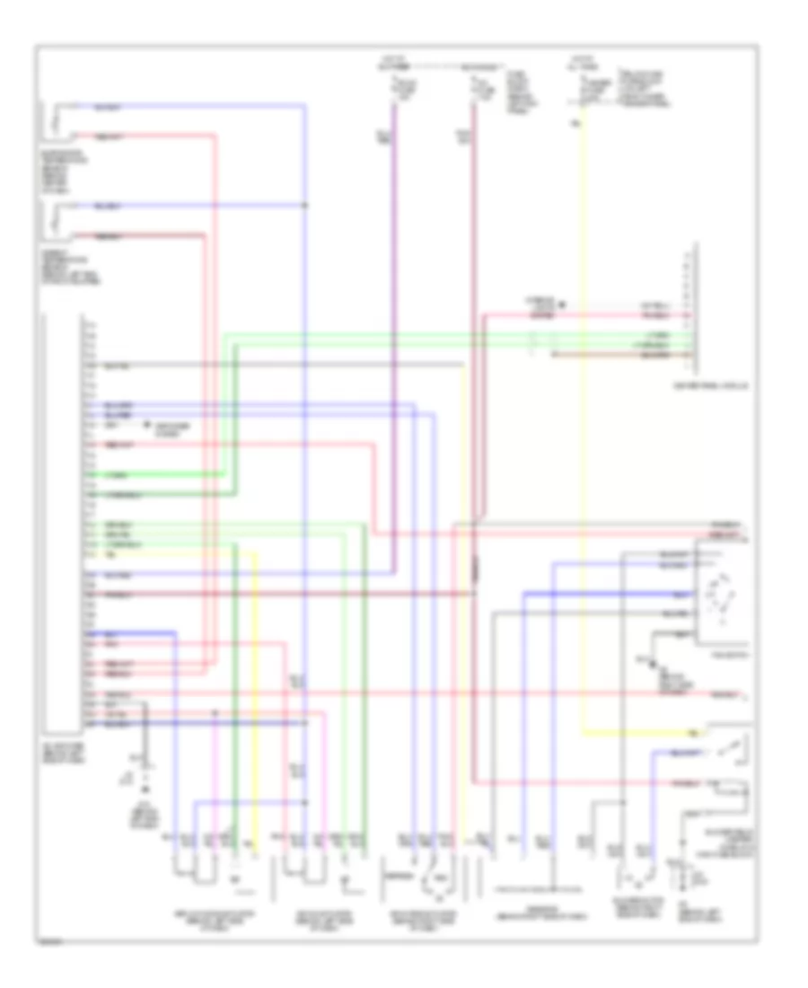 Manual A C Wiring Diagram 1 of 2 for Mazda RX 8 Sport 2008