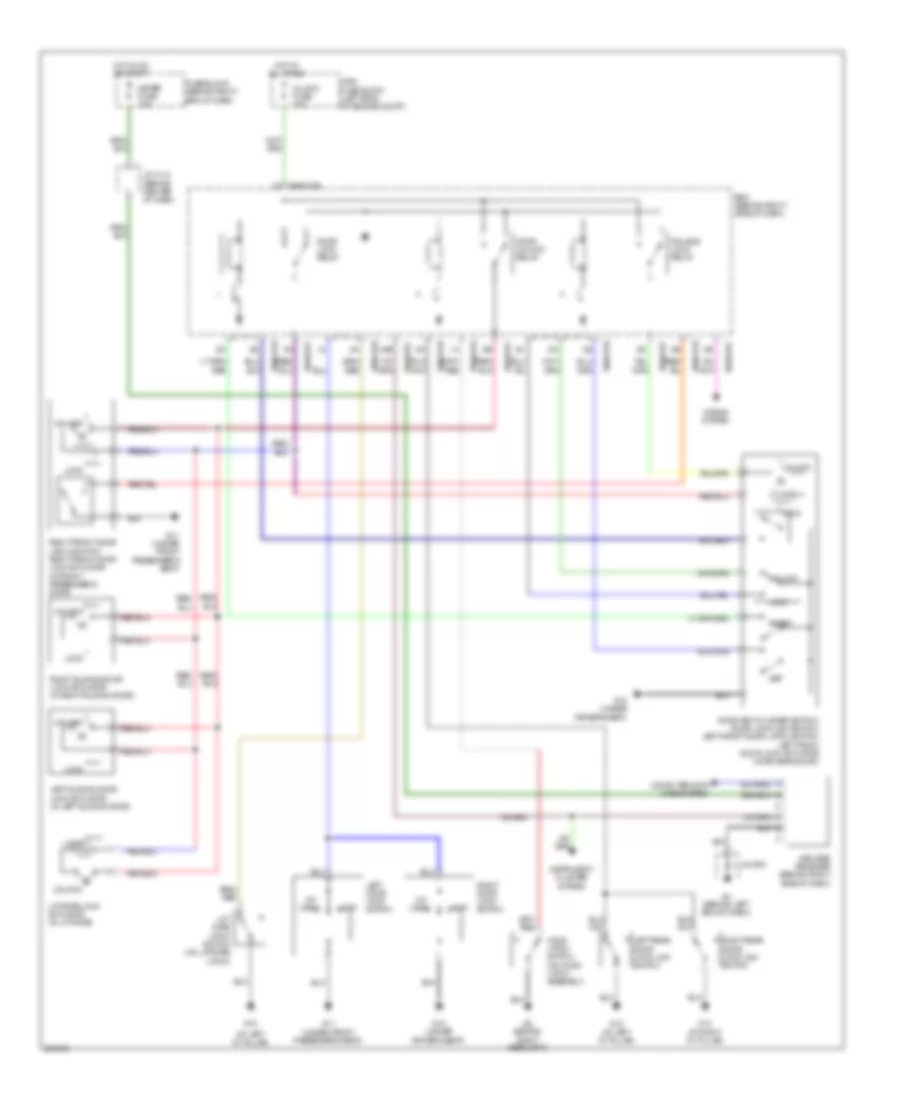 Forced Entry Wiring Diagram for Mazda 5 Sport 2008
