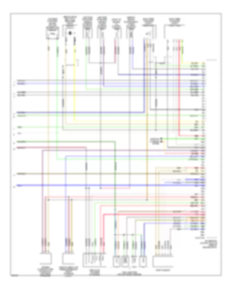 2.3L, Engine Performance Wiring Diagram (4 of 4) for Mazda 5 Sport 2008