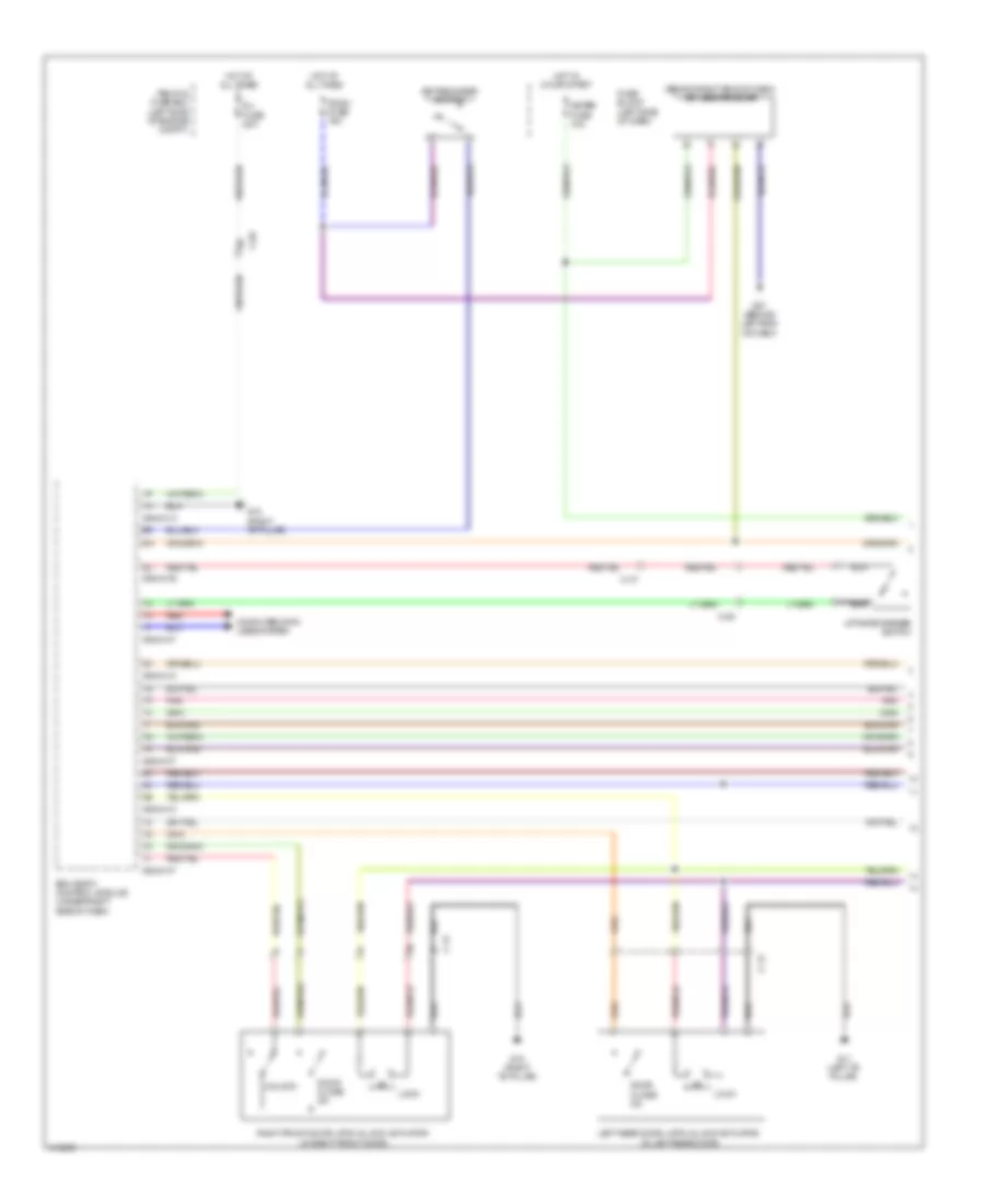 Forced Entry Wiring Diagram 1 of 2 for Mazda 2 Sport 2014