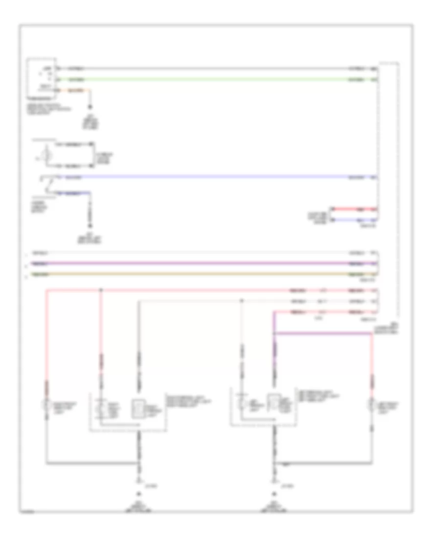 Exterior Lamps Wiring Diagram (2 of 2) for Mazda 2 Sport 2014