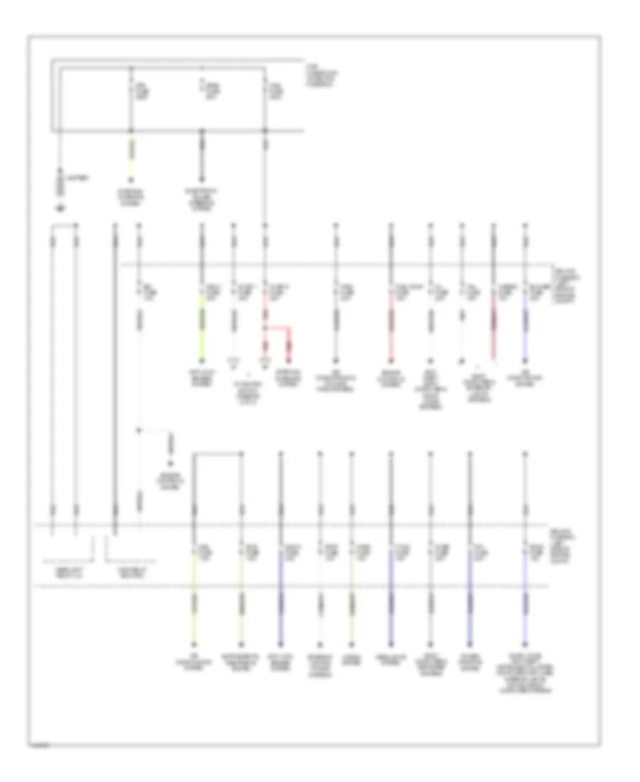 Power Distribution Wiring Diagram 1 of 2 for Mazda 2 Sport 2014