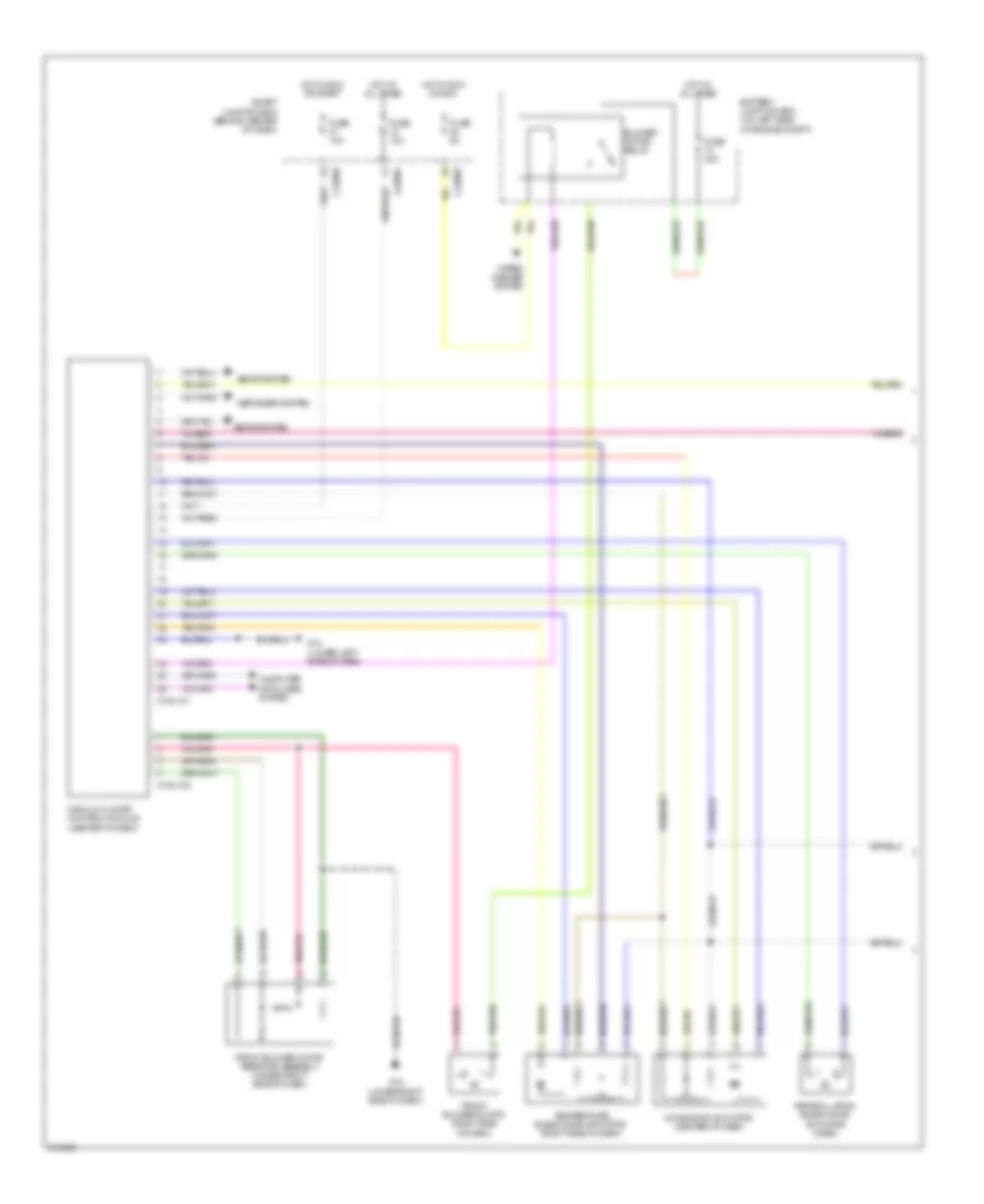 Air Conditioning Wiring Diagram Except Hybrid 1 of 2 for Mazda Tribute s Sport 2009