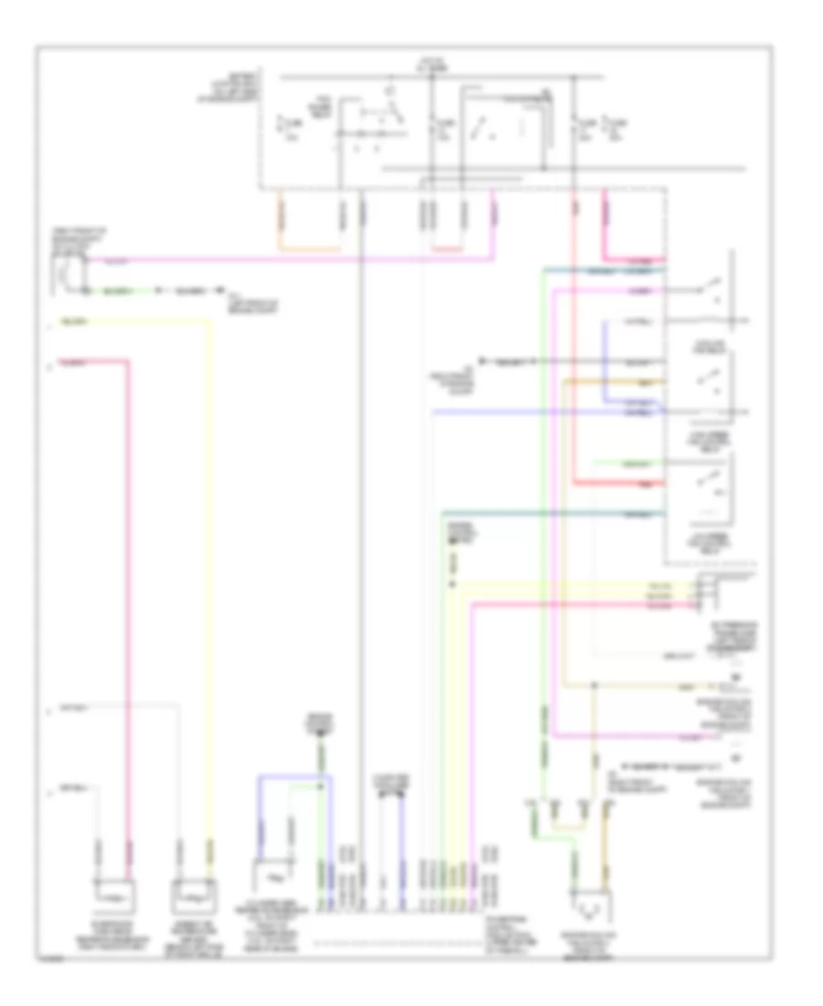 Air Conditioning Wiring Diagram Except Hybrid 2 of 2 for Mazda Tribute s Sport 2009
