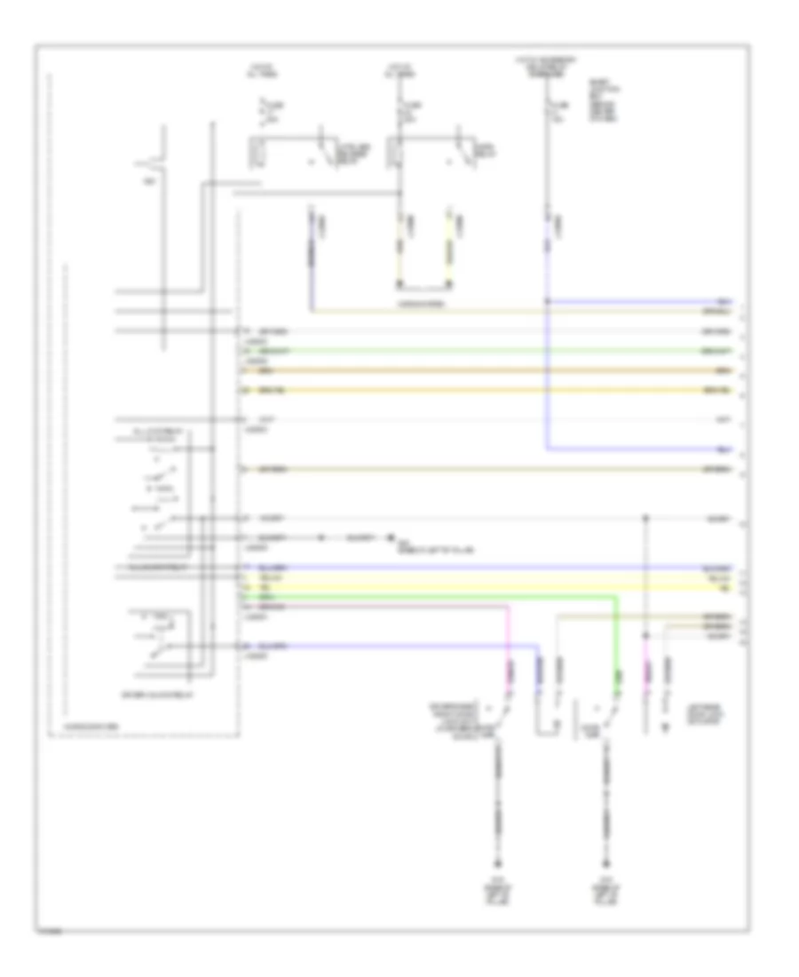 Forced Entry Wiring Diagram Hybrid 1 of 2 for Mazda Tribute s Sport 2009