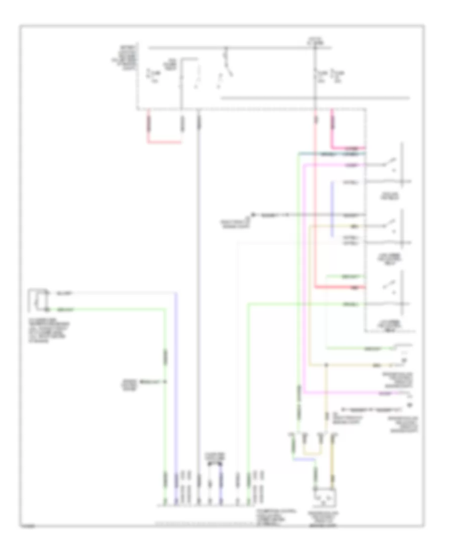 Cooling Fan Wiring Diagram Except Hybrid for Mazda Tribute s Sport 2009