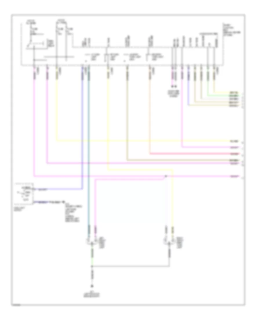 Exterior Lamps Wiring Diagram 1 of 2 for Mazda Tribute s Sport 2009