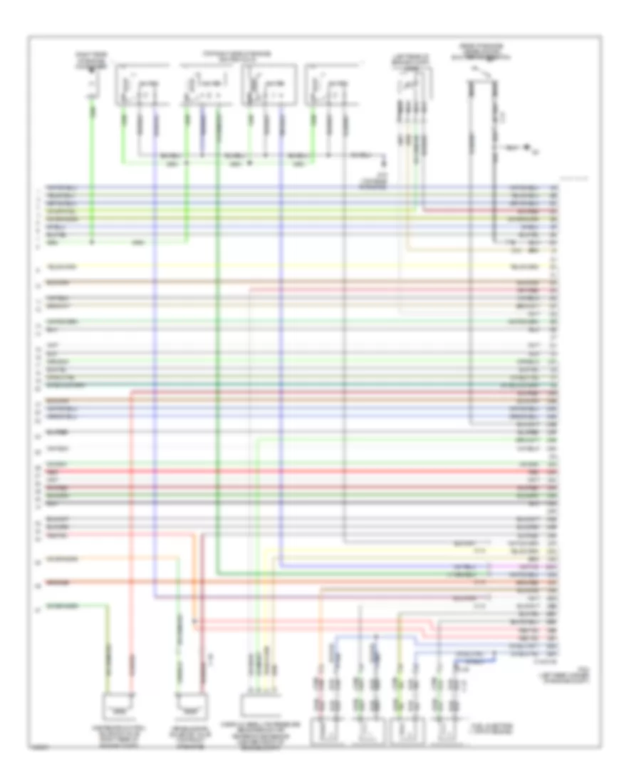2.3L Turbo, Engine Performance Wiring Diagram (4 of 4) for Mazda CX-7 i SV 2011
