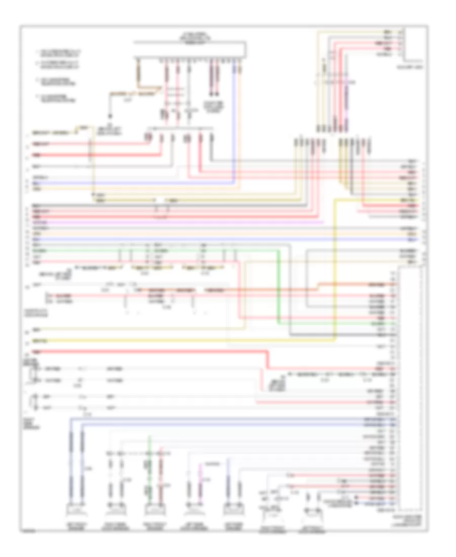 Navigation Wiring Diagram 2 of 3 for Mazda CX 7 i SV 2011