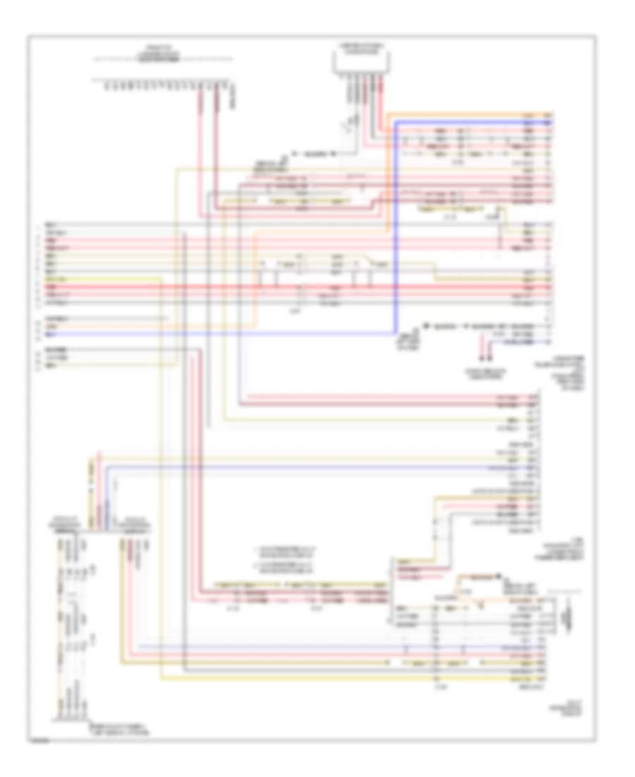 Radio Wiring Diagram with Bose with Navigation 3 of 3 for Mazda CX 7 i SV 2011