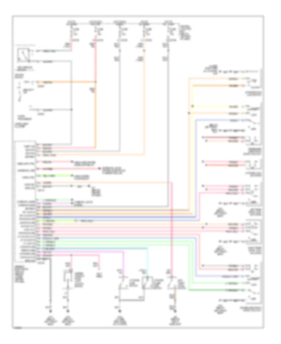 Forced Entry Wiring Diagram for Mazda Tribute DX 2002