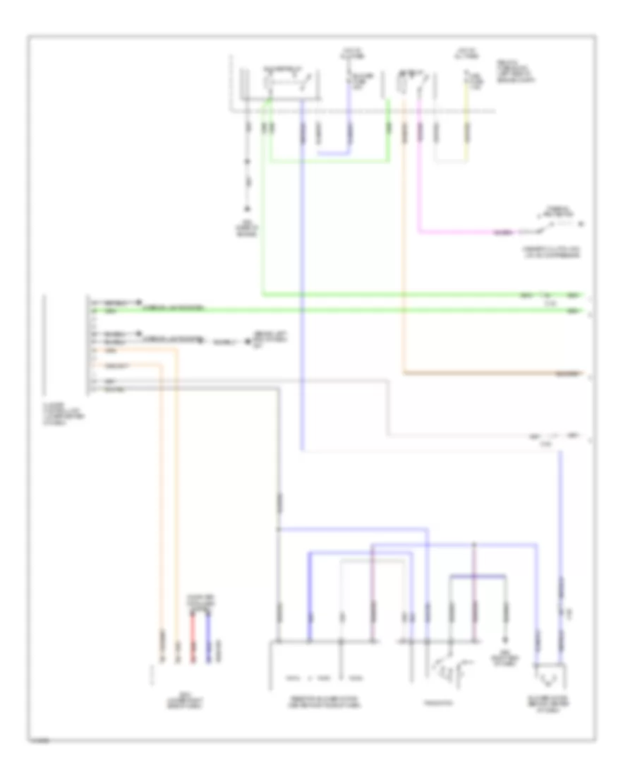 Manual A C Wiring Diagram 1 of 2 for Mazda 2 Touring 2014