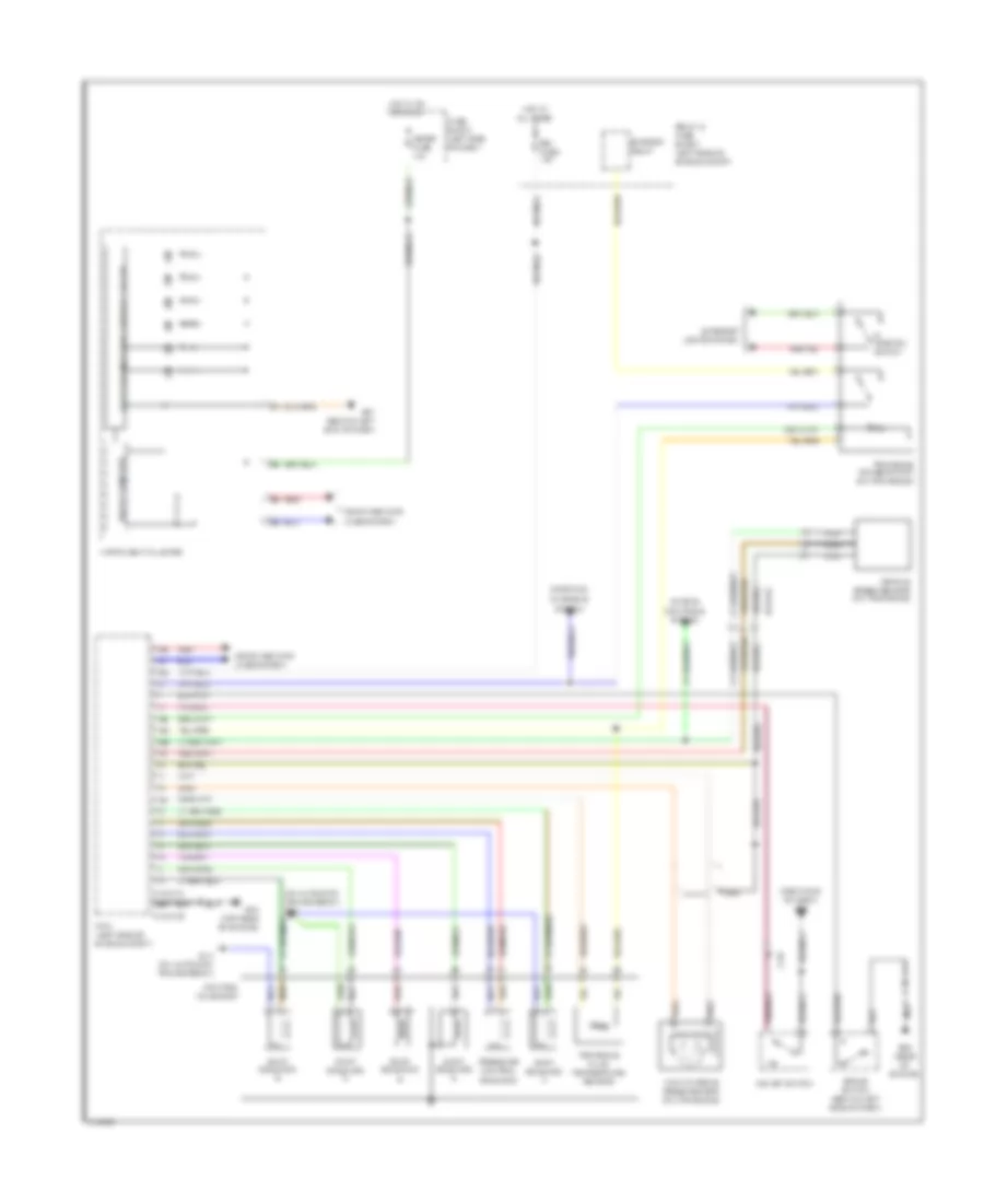 Transmission Wiring Diagram for Mazda 2 Touring 2014