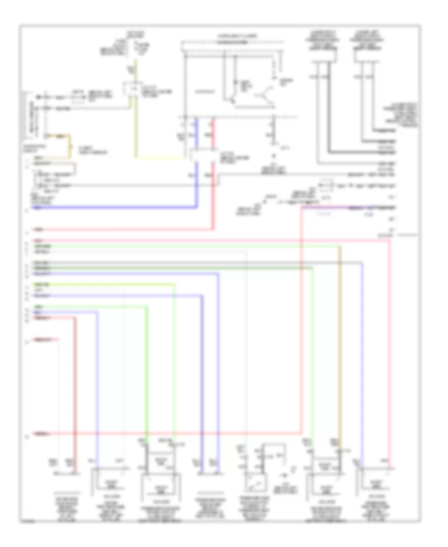 Supplemental Restraints Wiring Diagram 2 of 2 for Mazda CX 9 Touring 2012