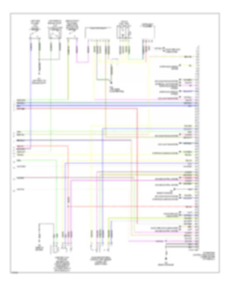 2.5L, Engine Performance Wiring Diagram, Except Hybrid (4 of 4) for Mazda Tribute s Touring 2009
