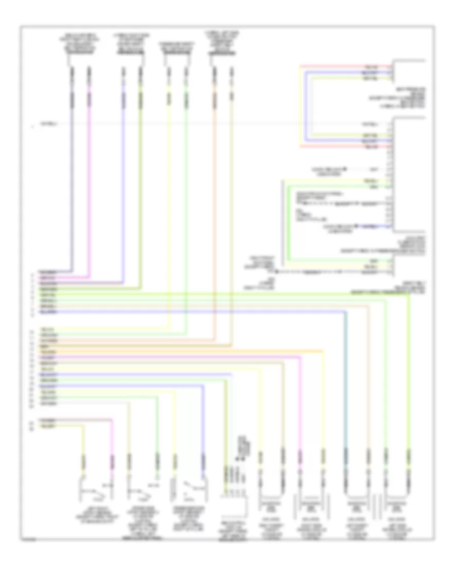 Supplemental Restraints Wiring Diagram 2 of 2 for Mazda Tribute s Touring 2009
