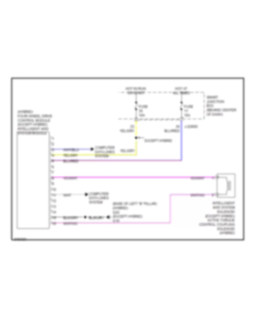 4WD Wiring Diagram for Mazda Tribute s Touring 2009
