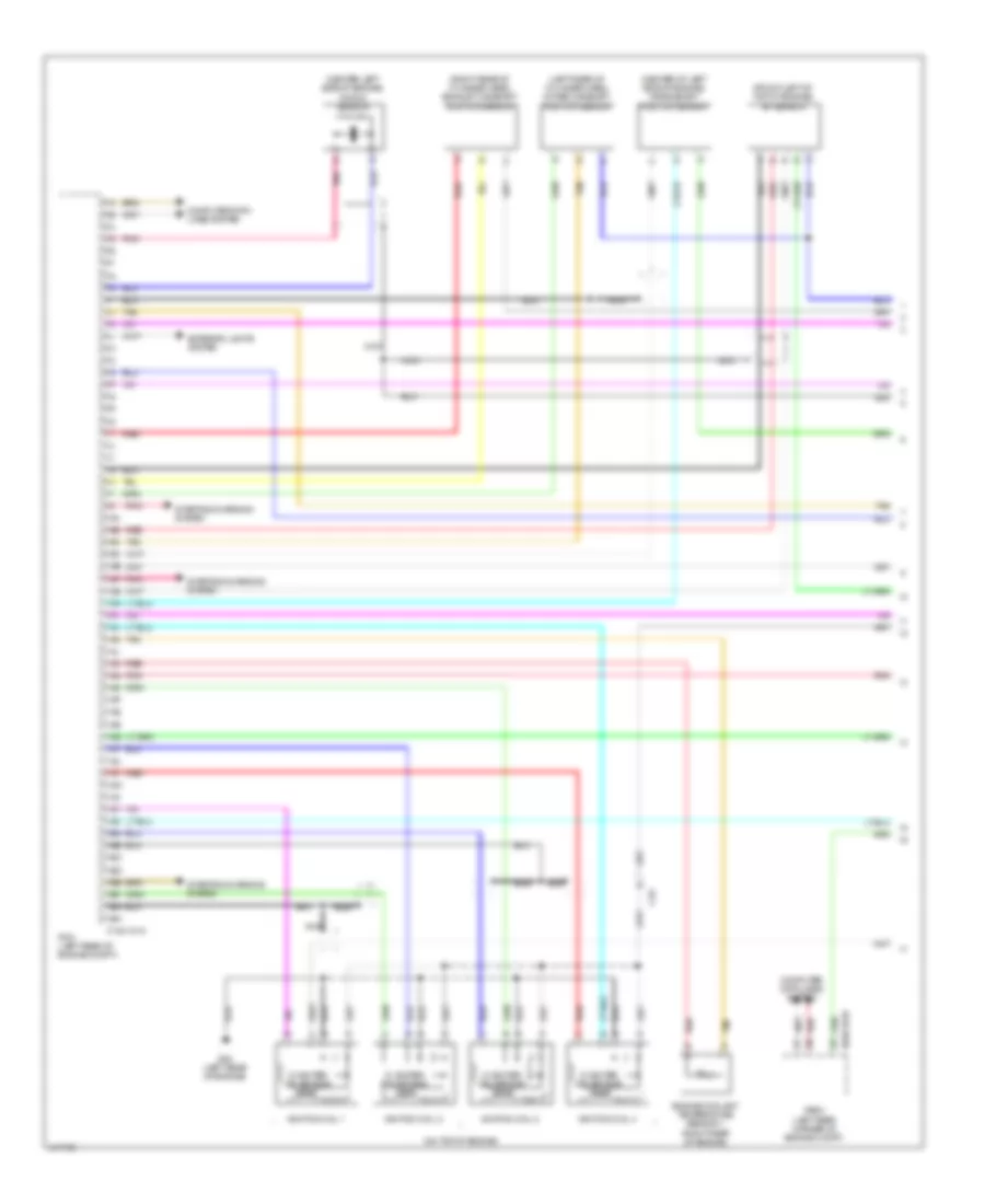 2.5L, Engine Performance Wiring Diagram (1 of 5) for Mazda 3 Grand Touring 2014