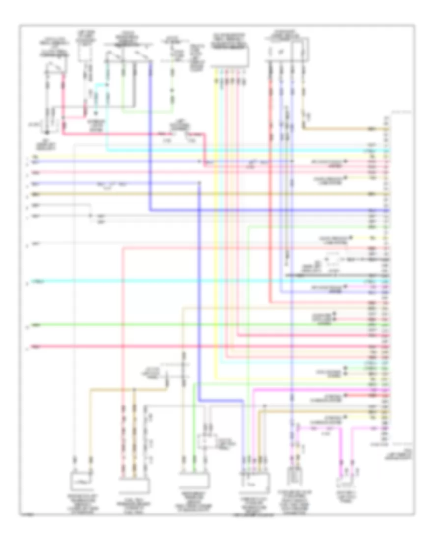 2.5L, Engine Performance Wiring Diagram (5 of 5) for Mazda 3 Grand Touring 2014