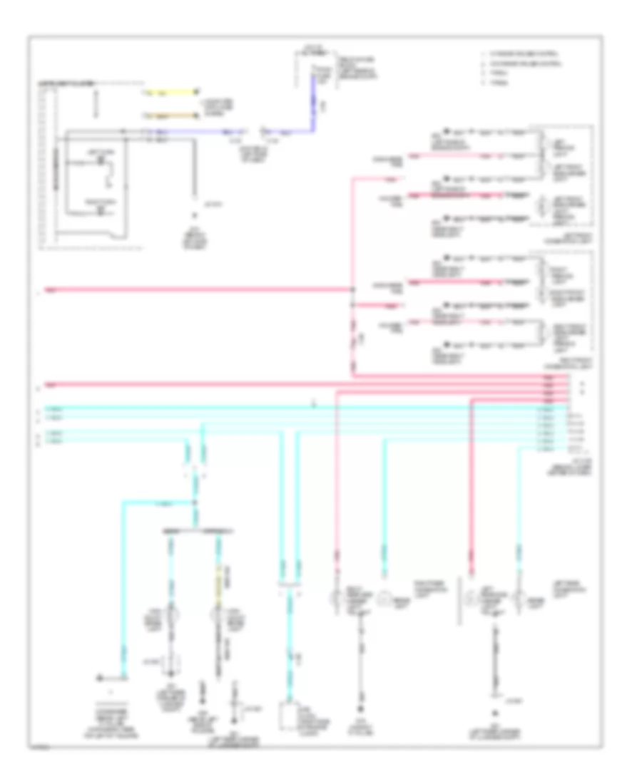 Exterior Lamps Wiring Diagram (3 of 3) for Mazda 3 Grand Touring 2014