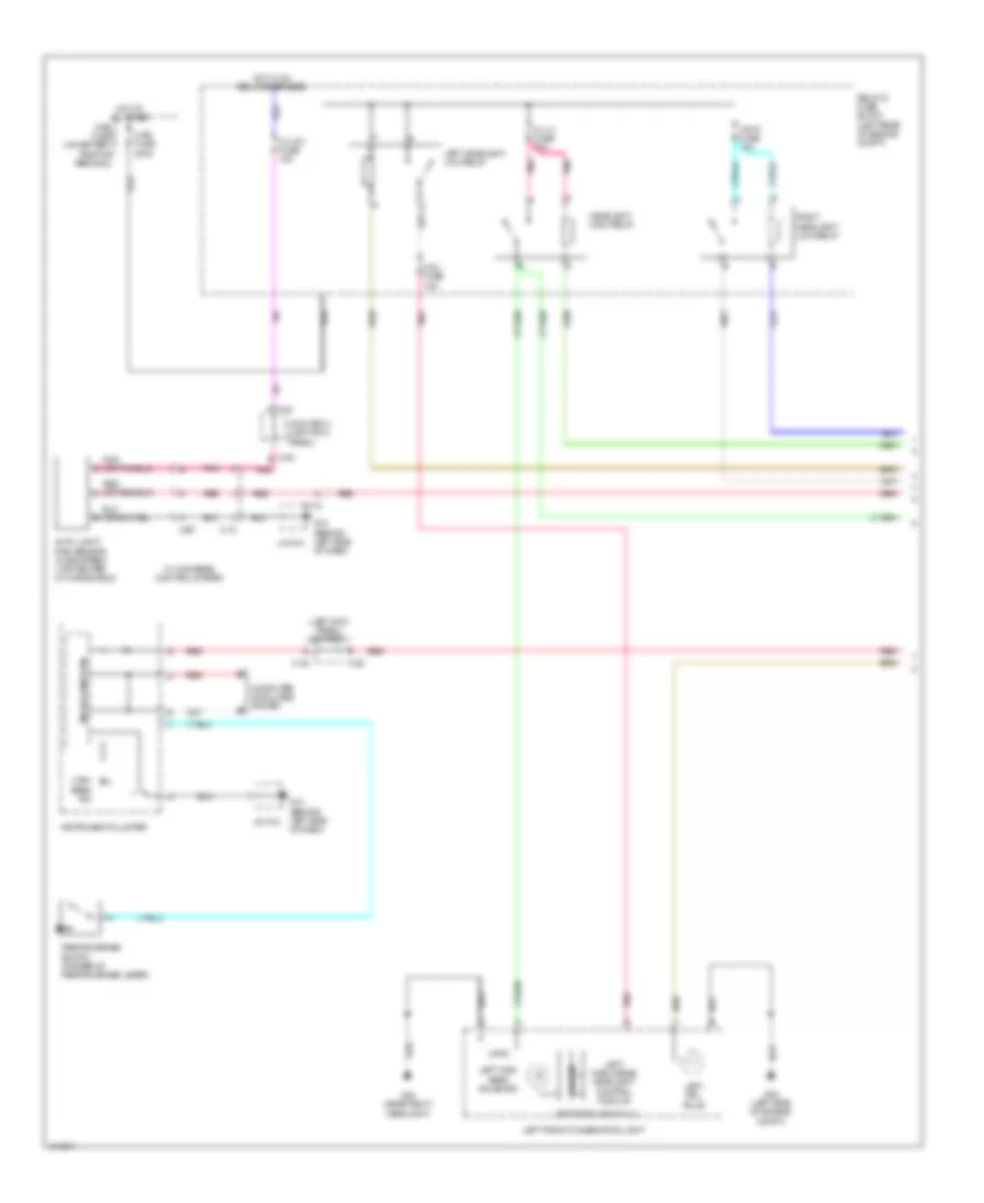 Headlamps Wiring Diagram with HID 1 of 2 for Mazda 3 Grand Touring 2014
