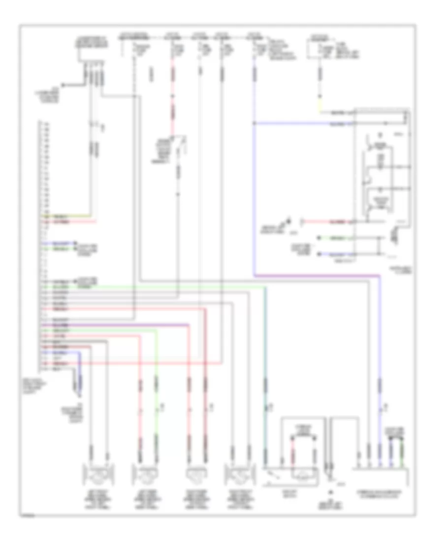 Anti lock Brakes Wiring Diagram with Dynamic Stability Control for Mazda MX 5 Miata Grand Touring 2012