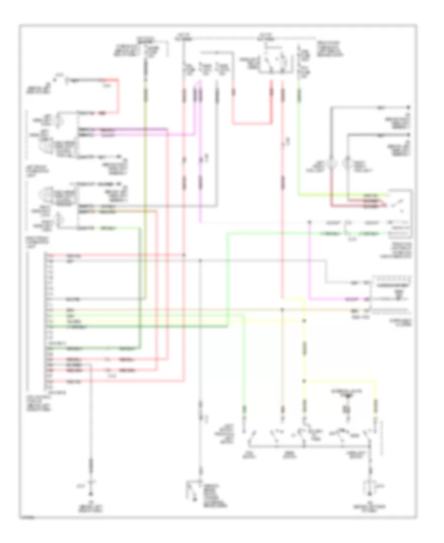 Headlights Wiring Diagram with HID with DRL for Mazda MX 5 Miata Grand Touring 2012