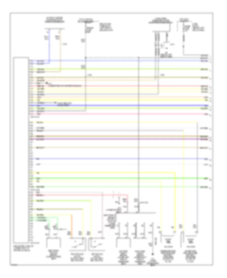 Supplemental Restraints Wiring Diagram 1 of 2 for Mazda MX 5 Miata Grand Touring 2012