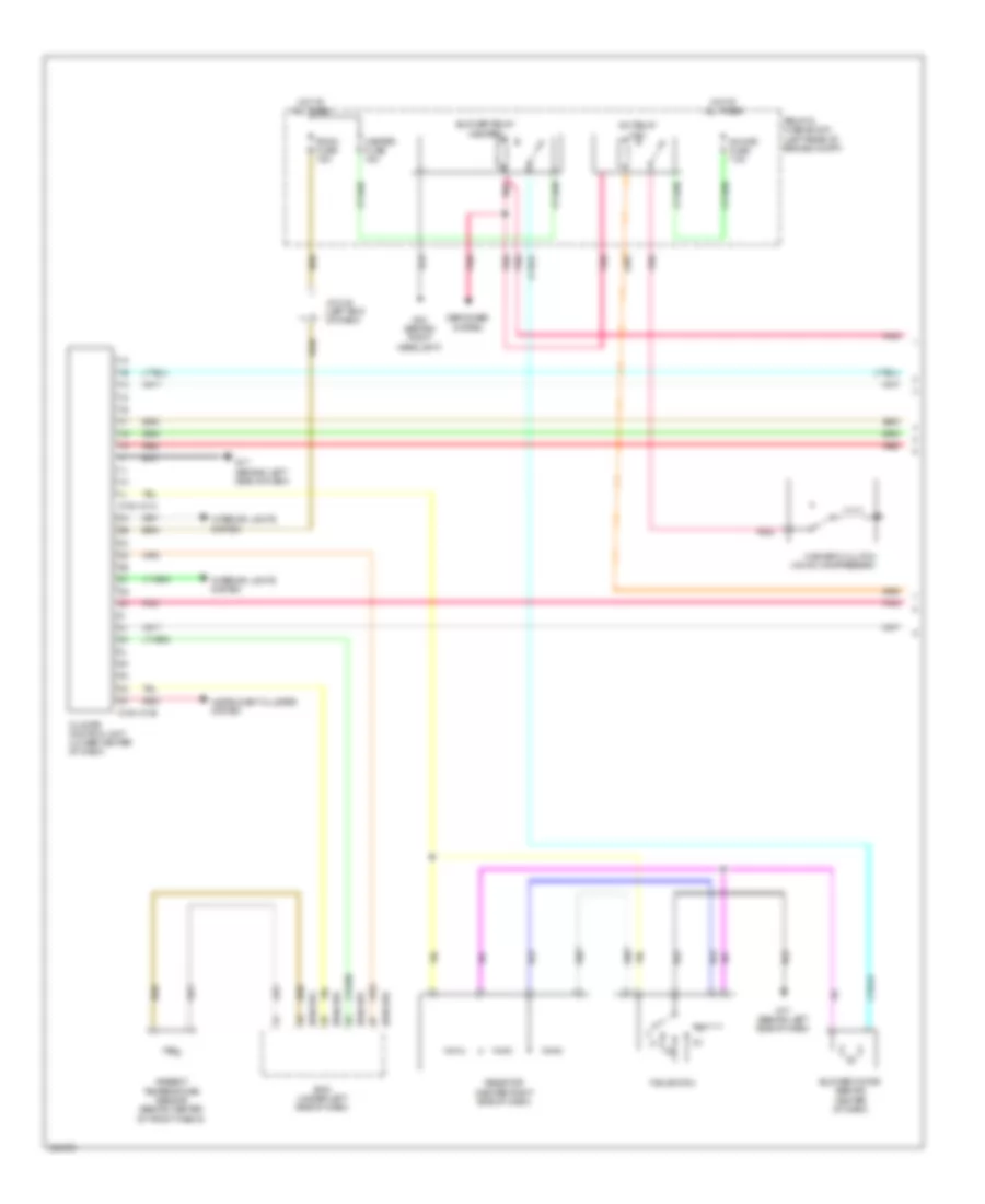 Manual A C Wiring Diagram 1 of 2 for Mazda 3 i Sport 2010