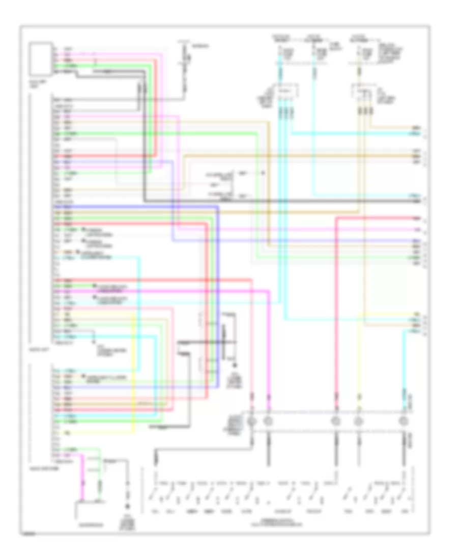 Navigation Wiring Diagram with Bose 1 of 2 for Mazda 3 i Sport 2010