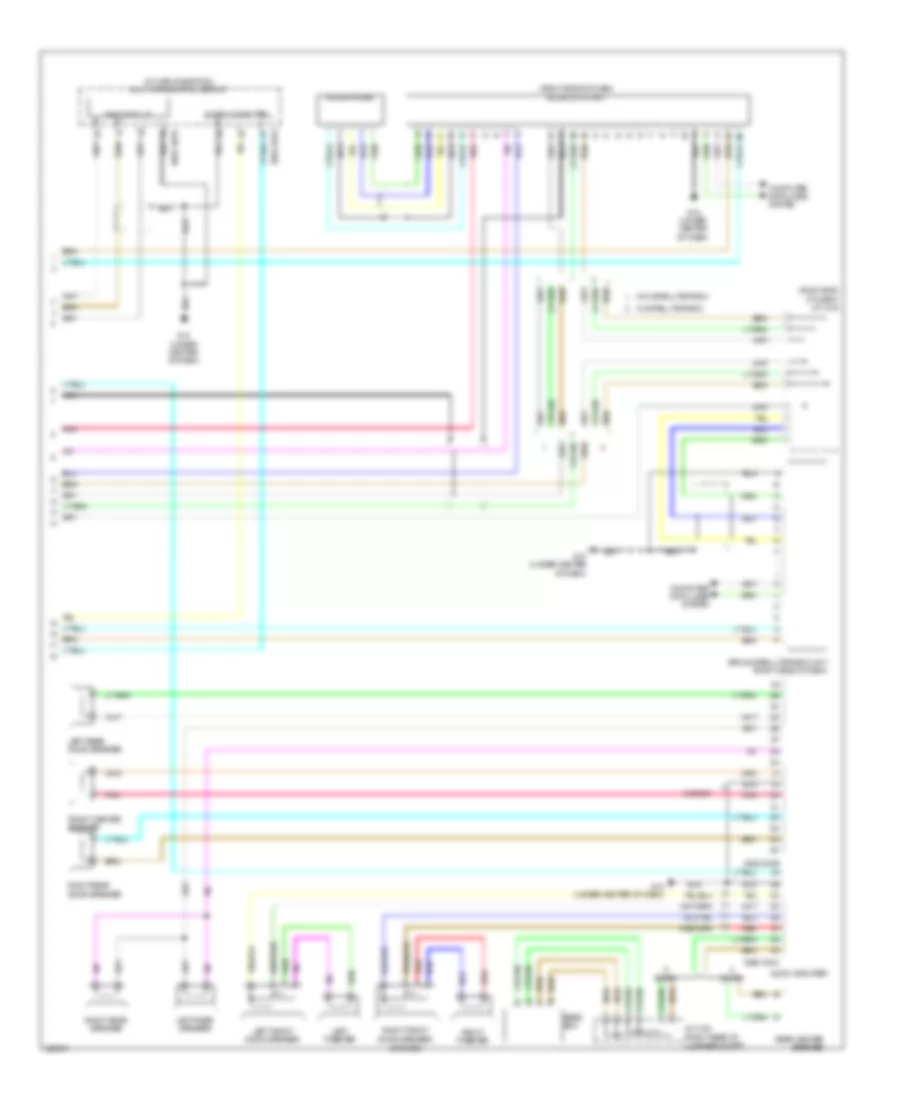 Navigation Wiring Diagram, with Bose (2 of 2) for Mazda 3 i Sport 2010