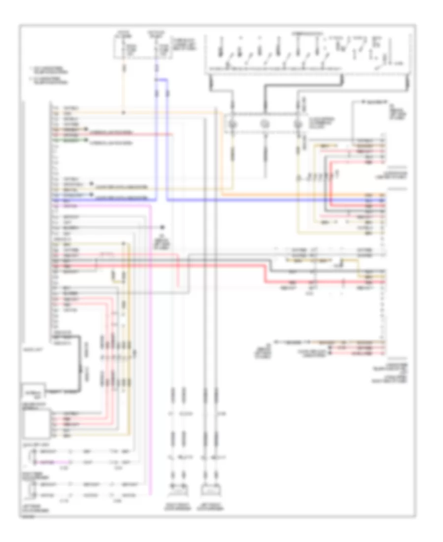 Radio Wiring Diagram, without Bose for Mazda CX-7 s Grand Touring 2011