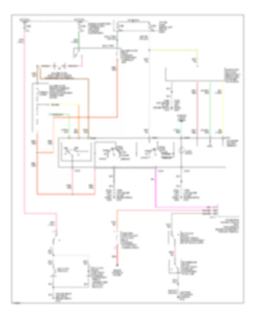 Manual AC Wiring Diagram for Mazda B2500 SX 1999