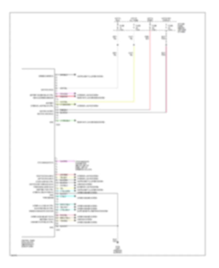 Central Timer Module Wiring Diagram for Mazda B2500 SX 1999