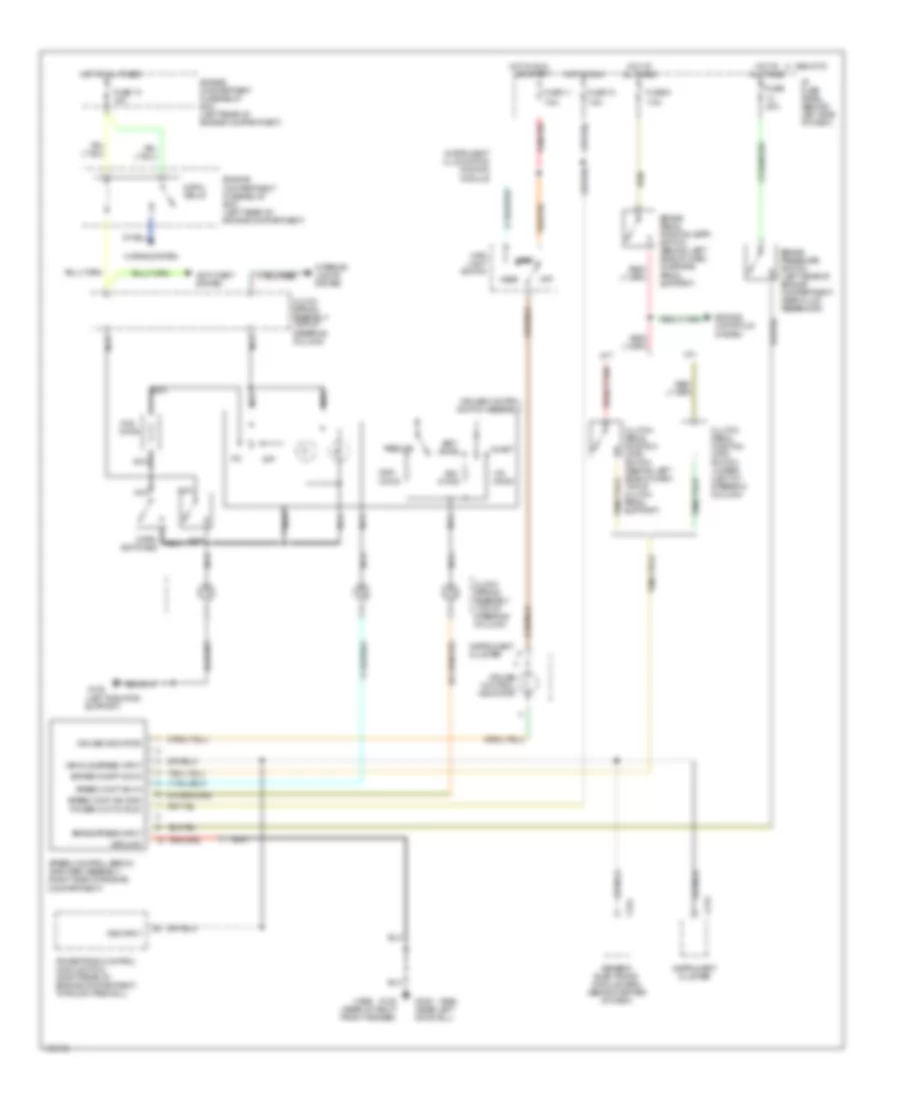 Cruise Control Wiring Diagram for Mazda B2500 SX 1999