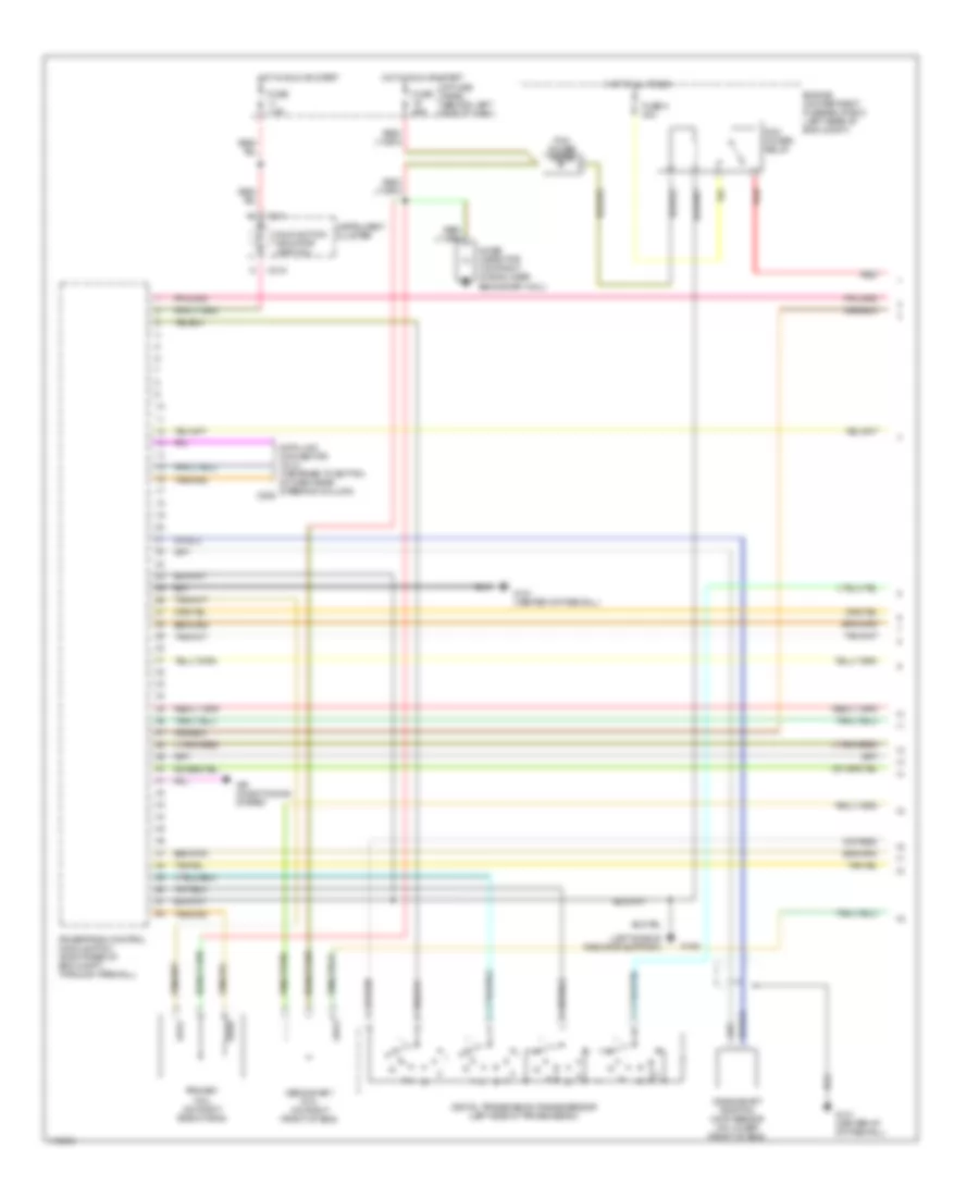 2.5L, Engine Performance Wiring Diagrams (1 of 4) for Mazda B2500 SX 1999
