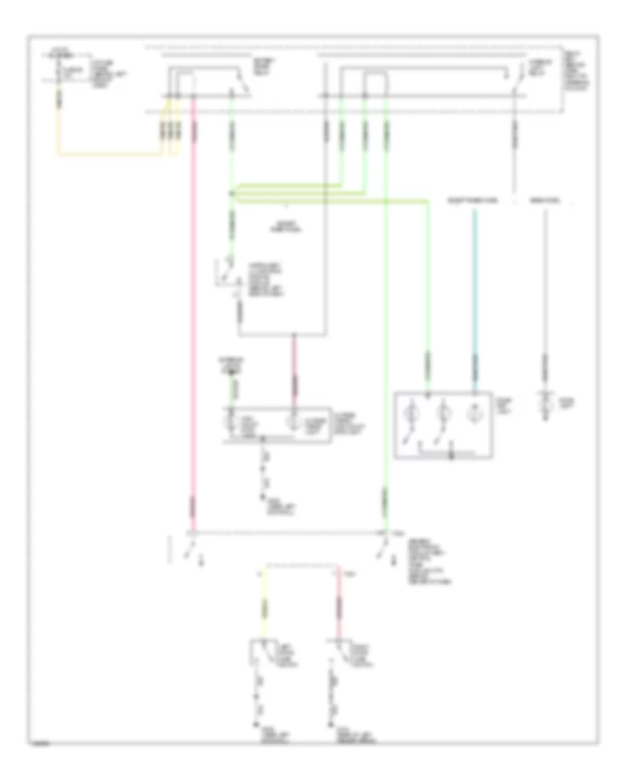Courtesy Lamps Wiring Diagram for Mazda B2500 SX 1999