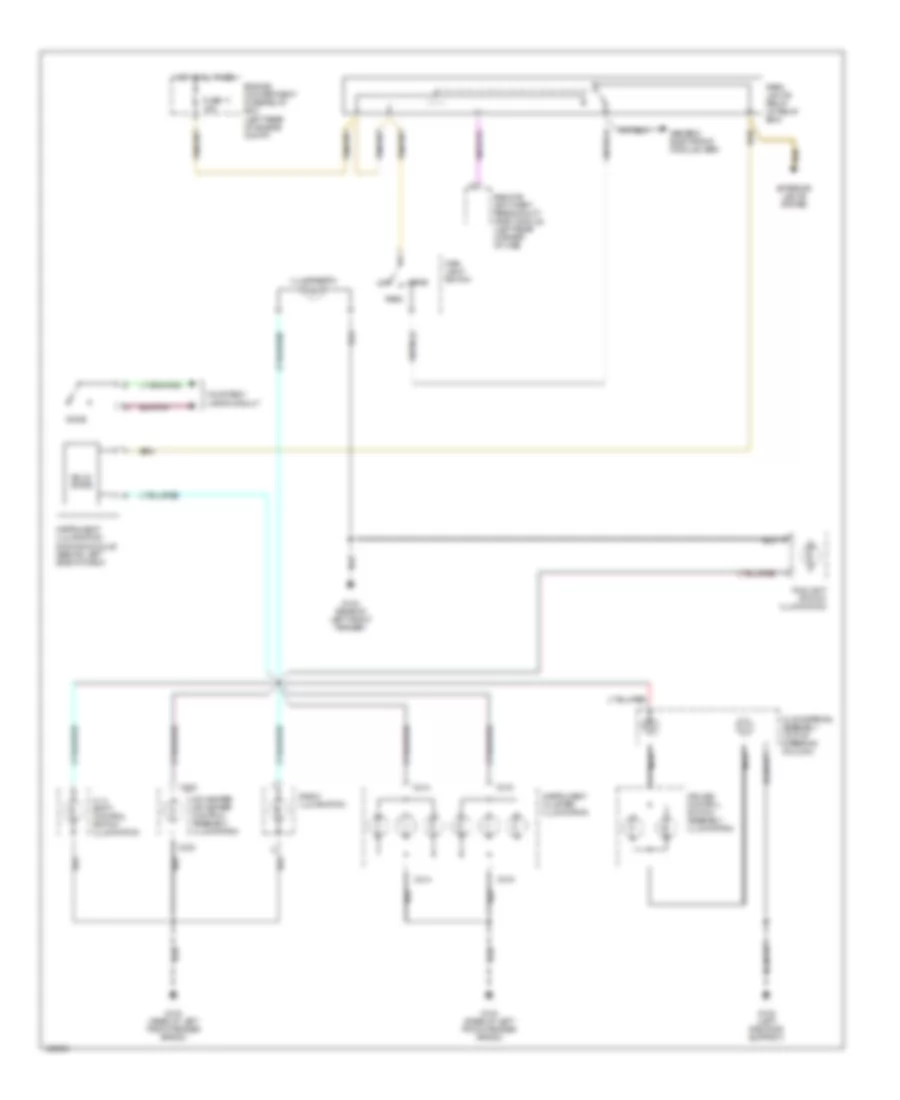 Instrument Illumination Wiring Diagram for Mazda BSX 1999 2500