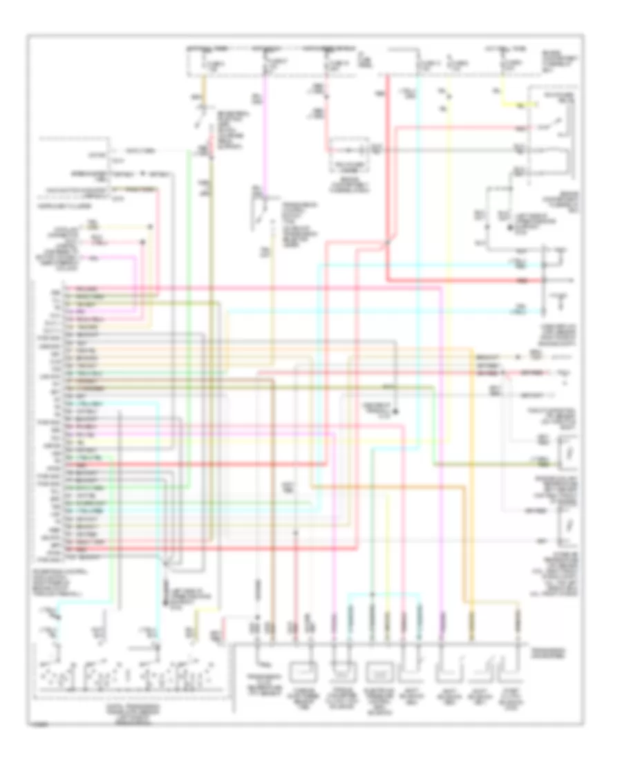 AT Wiring Diagram for Mazda B2500 SX 1999