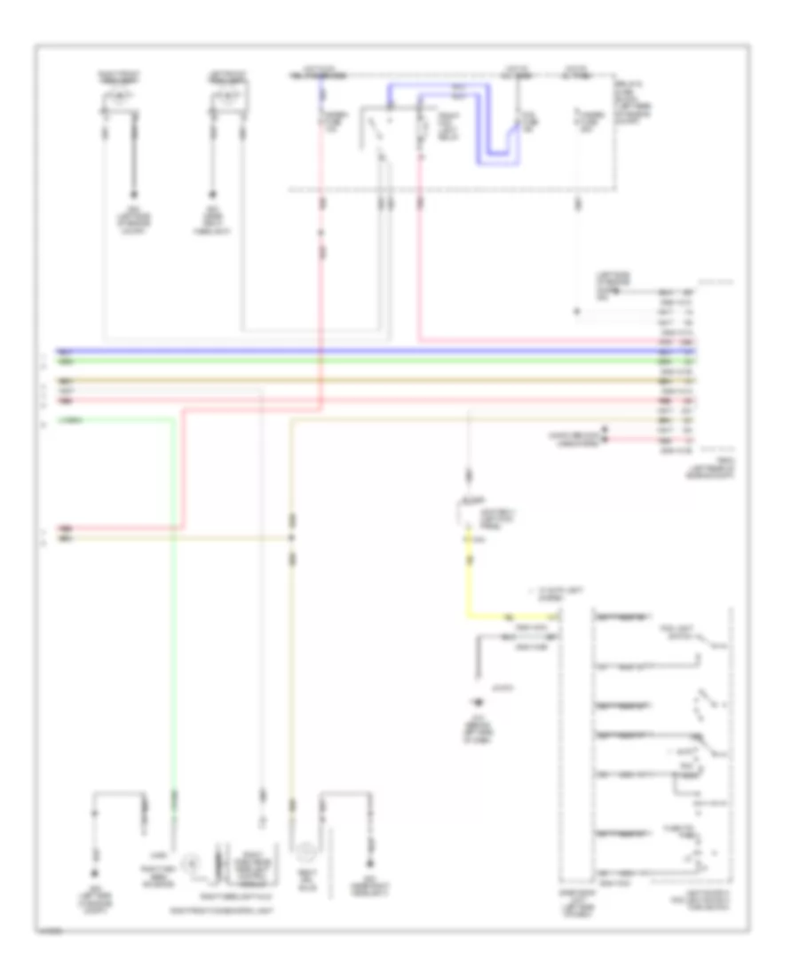 Headlamps Wiring Diagram, with HID (2 of 2) for Mazda 3 Sport 2014