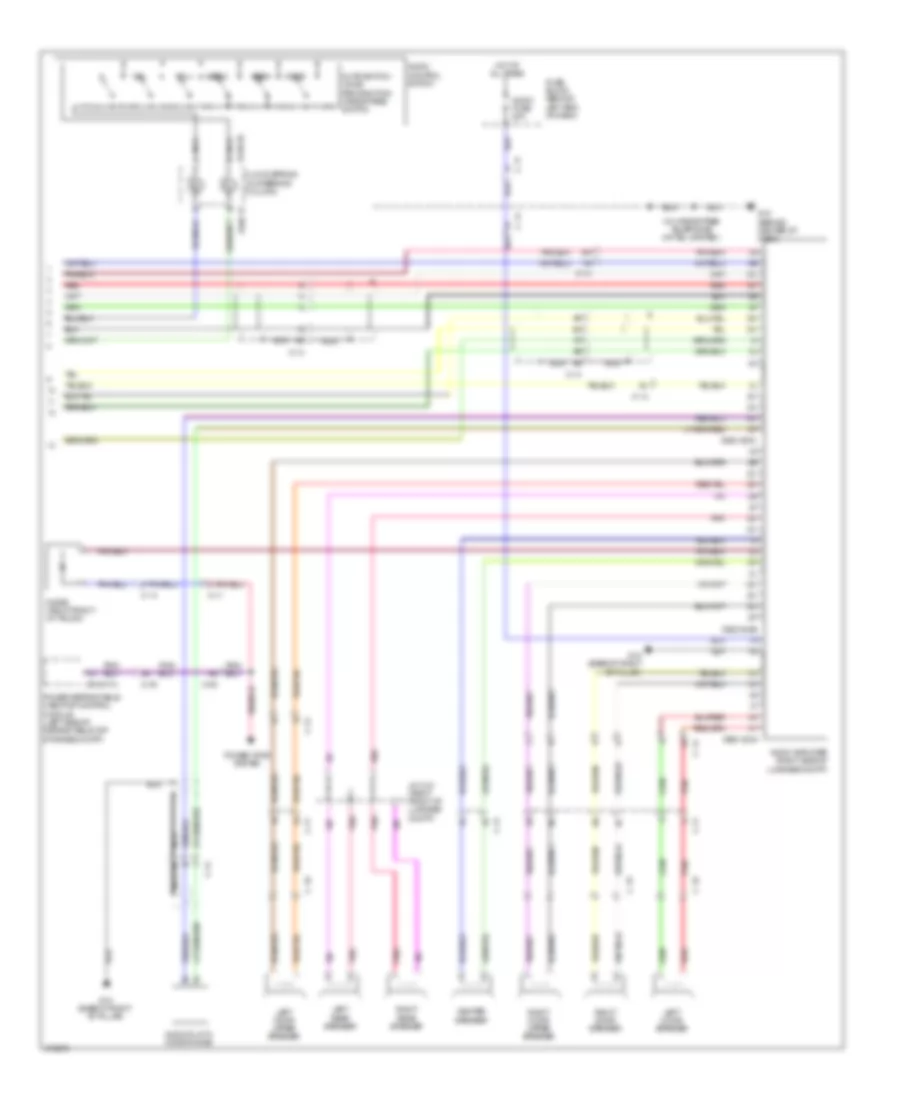 Radio Wiring Diagram, with Bose (2 of 2) for Mazda MX-5 Miata Sport 2012