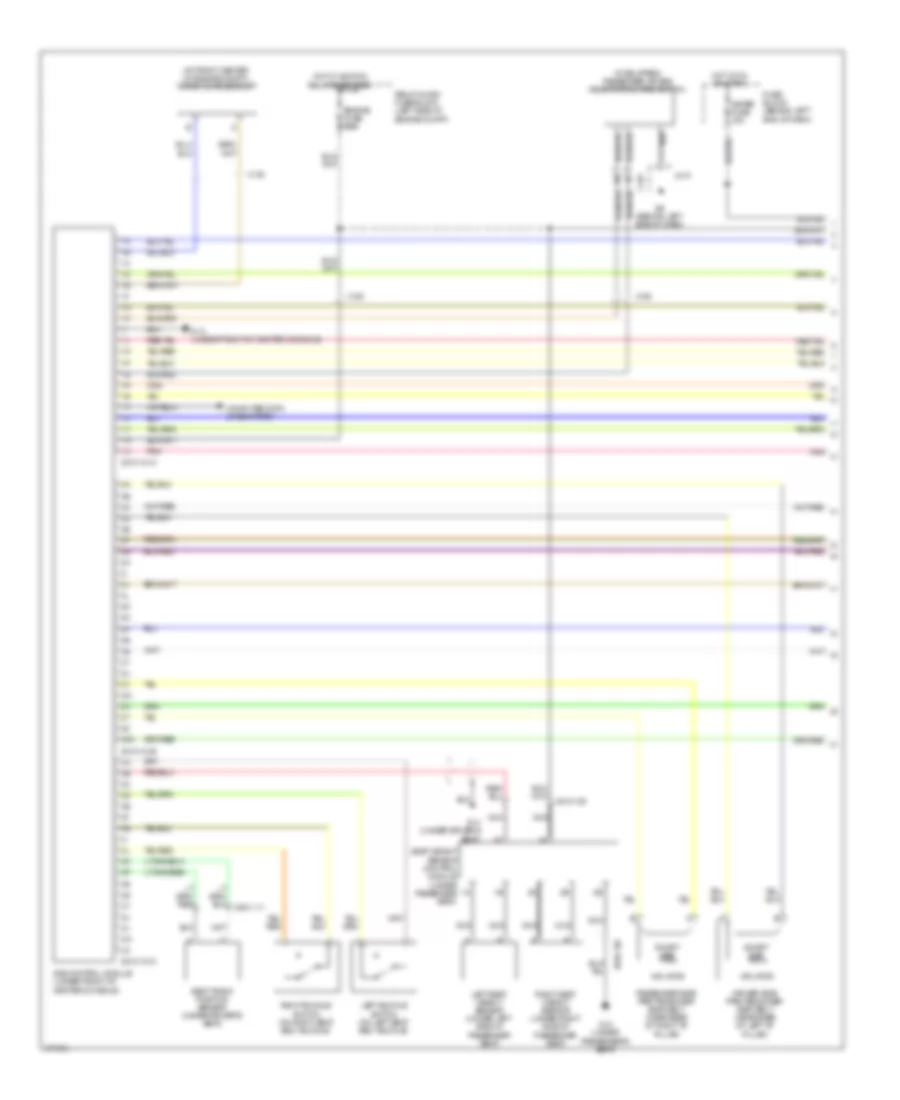 Supplemental Restraints Wiring Diagram 1 of 2 for Mazda MX 5 Miata Sport 2012