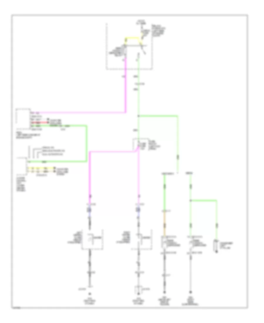 Defoggers Wiring Diagram for Mazda 3 SV 2014