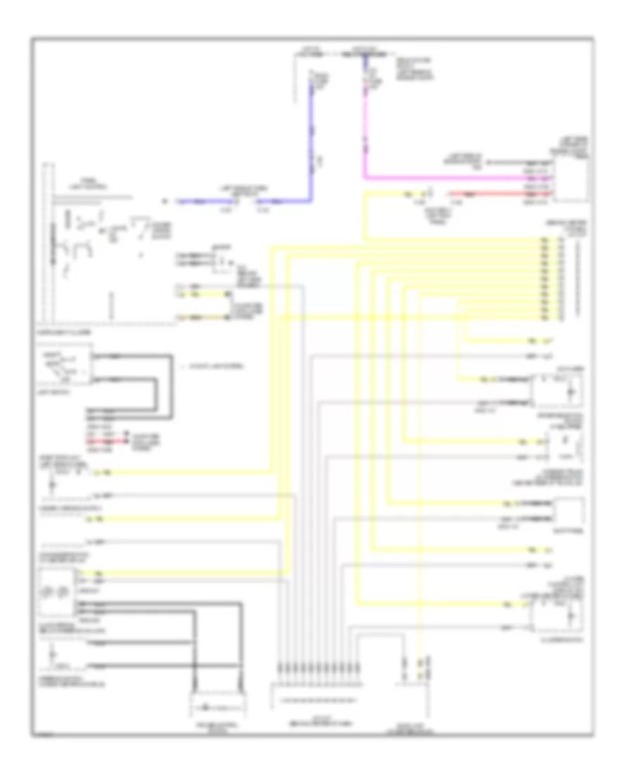 Instrument Illumination Wiring Diagram for Mazda 3 SV 2014
