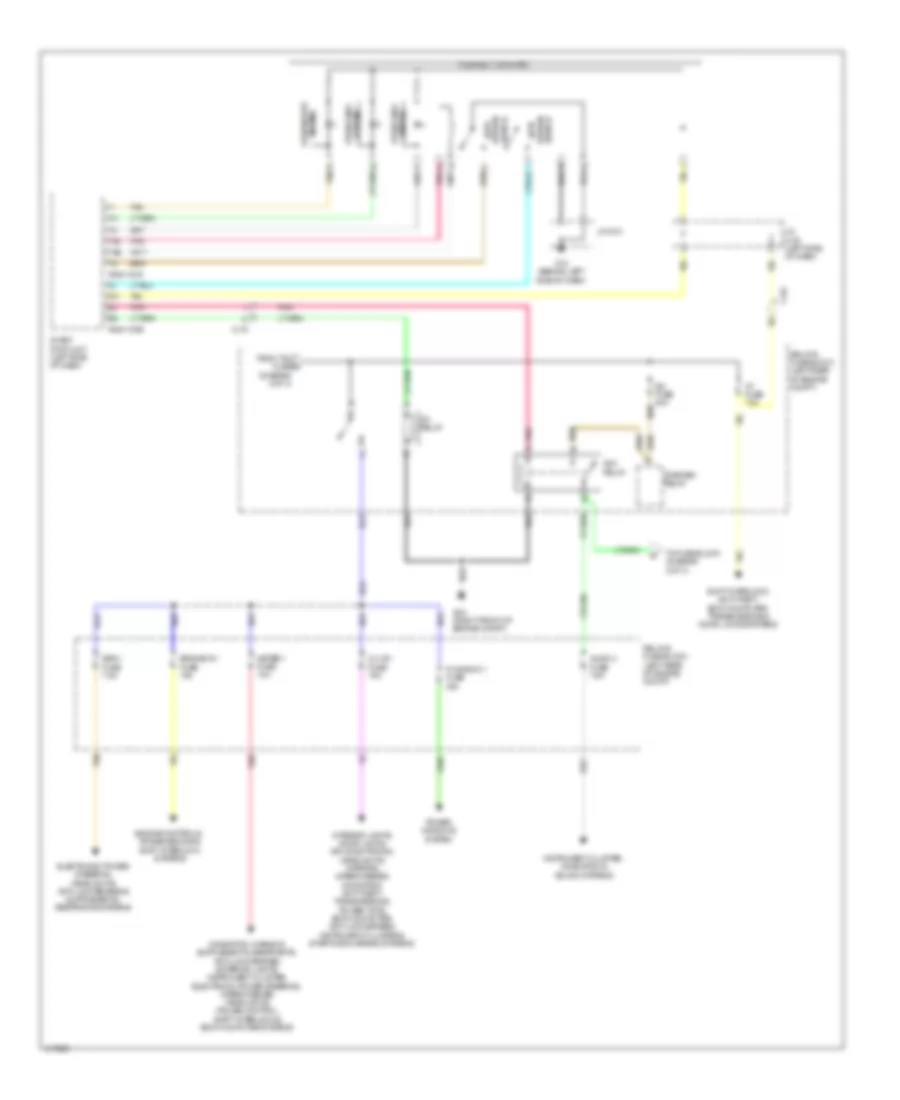 Power Distribution Wiring Diagram (3 of 3) for Mazda 3 SV 2014