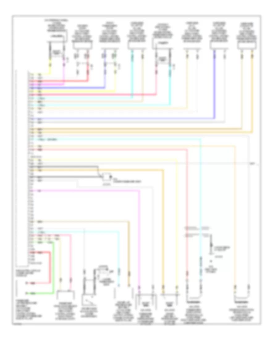 Supplemental Restraints Wiring Diagram 1 of 2 for Mazda 3 SV 2014