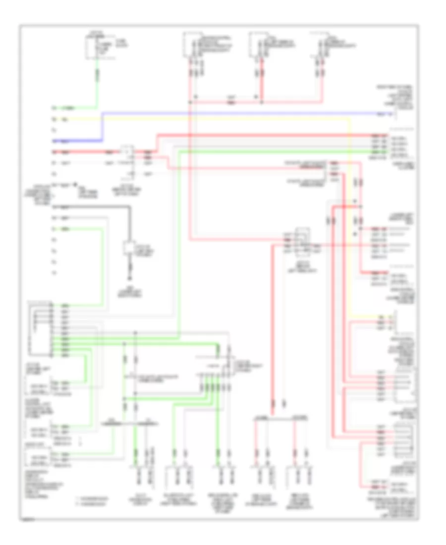 Computer Data Lines Wiring Diagram for Mazda 3 i Touring 2010