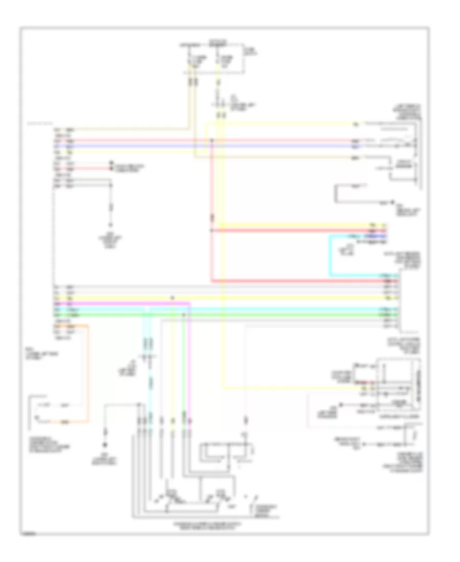 Электросхема передних стеклоочистителей дворников и омывателя лобового стекла, С Авто Система Дворника для Mazda 3 i Touring 2010